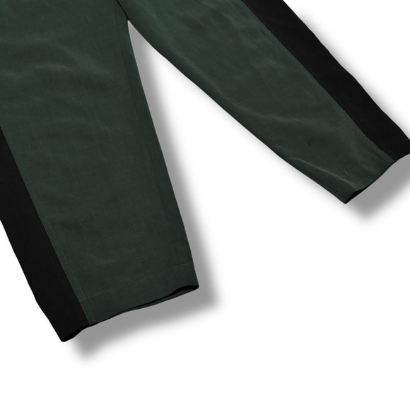 A. Niemeyer Green / Black Stripe High Rise Pants Lagenlook Size 6 / 28 x 22.5 - Picture 3 of 6